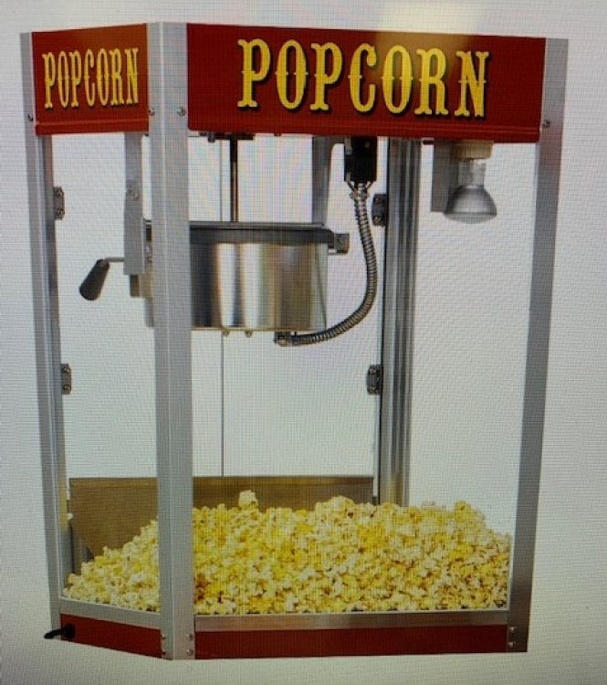Popcorn Machine with Supplies