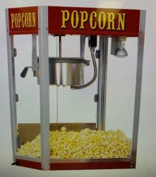 Popcorn Machine and Supplies