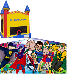 Superhero Castle Bounce