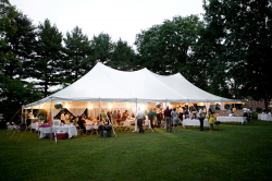 40' X 80' White Pole Tent