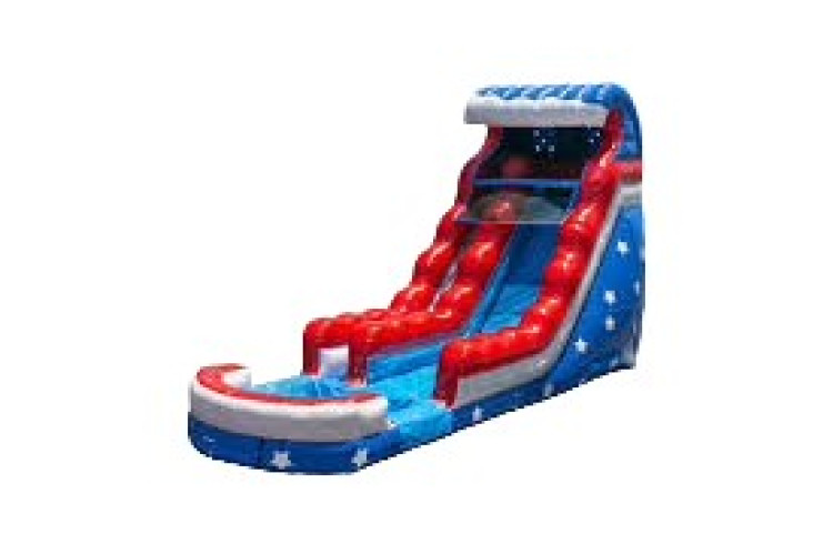 18' Stars & Stripes Water Slide