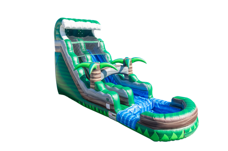 18' Emerald Crush Tsunami Water Slide