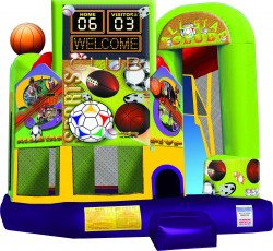 Sports 4 in 1 Combo Bounce